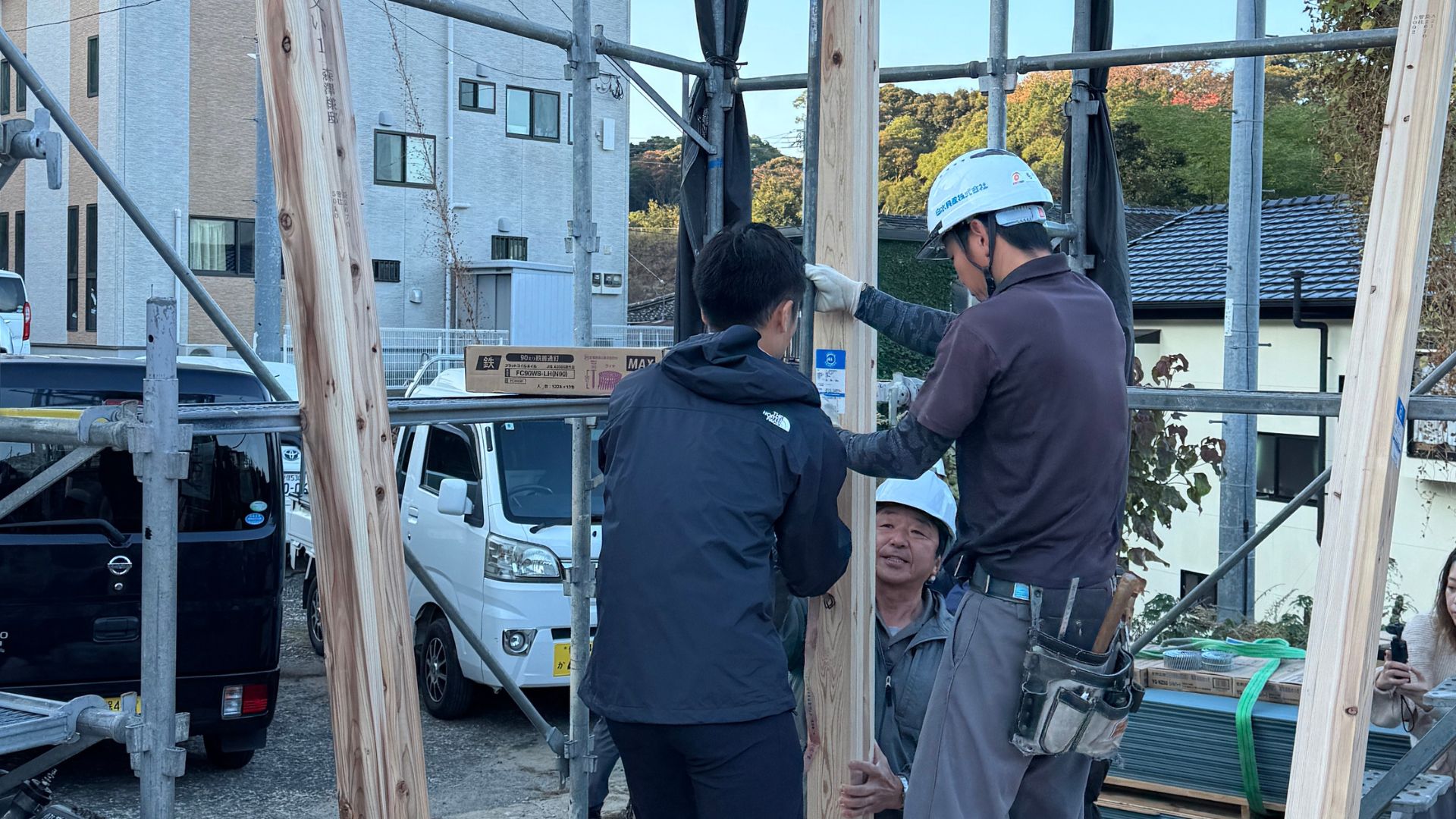 2025.11.15-16　祝上棟餅まき・大黒町の家